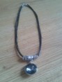 Collar con colgante cristal
